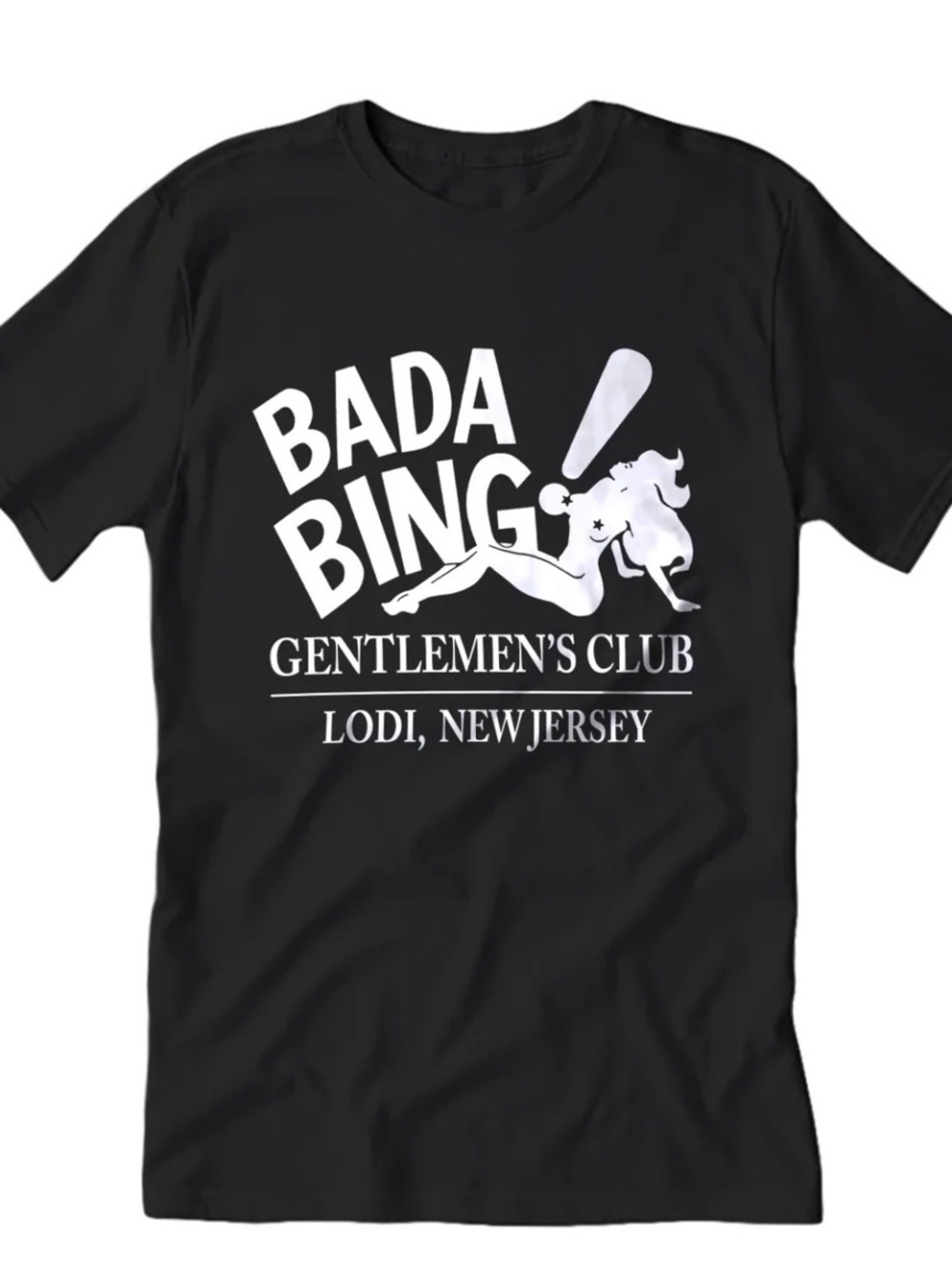 Bada Bing Gentlemen's Club Graphic Tee - Black